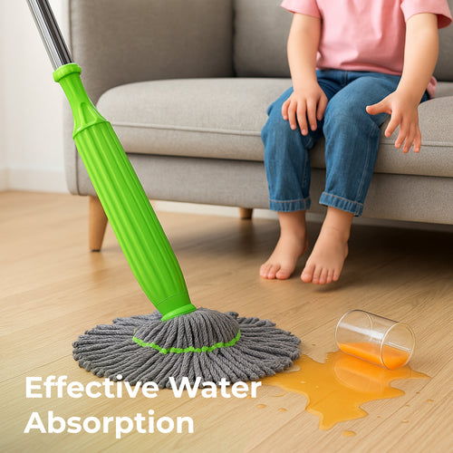 Self-twisting Water Rotating Mop