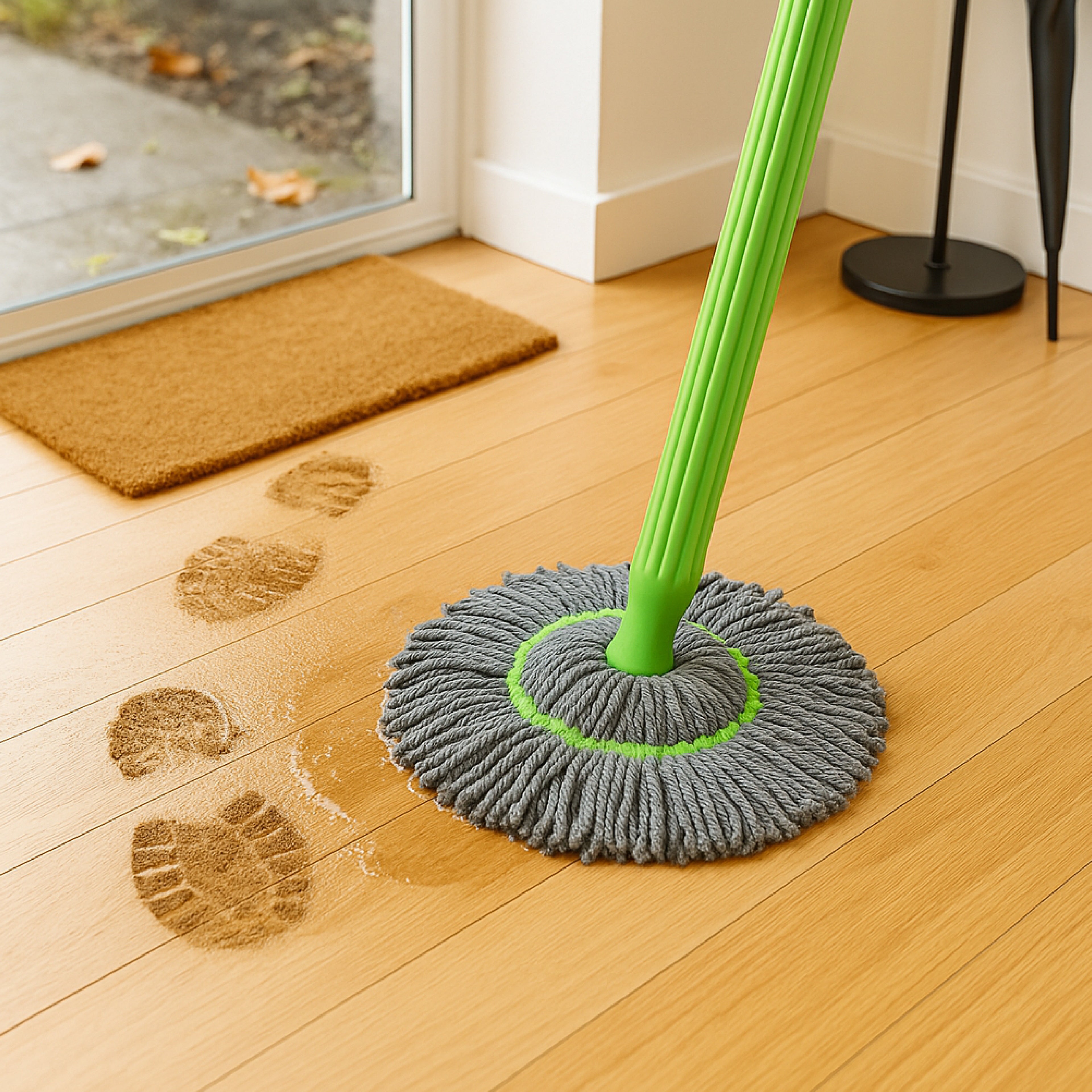 Self-twisting Water Rotating Mop