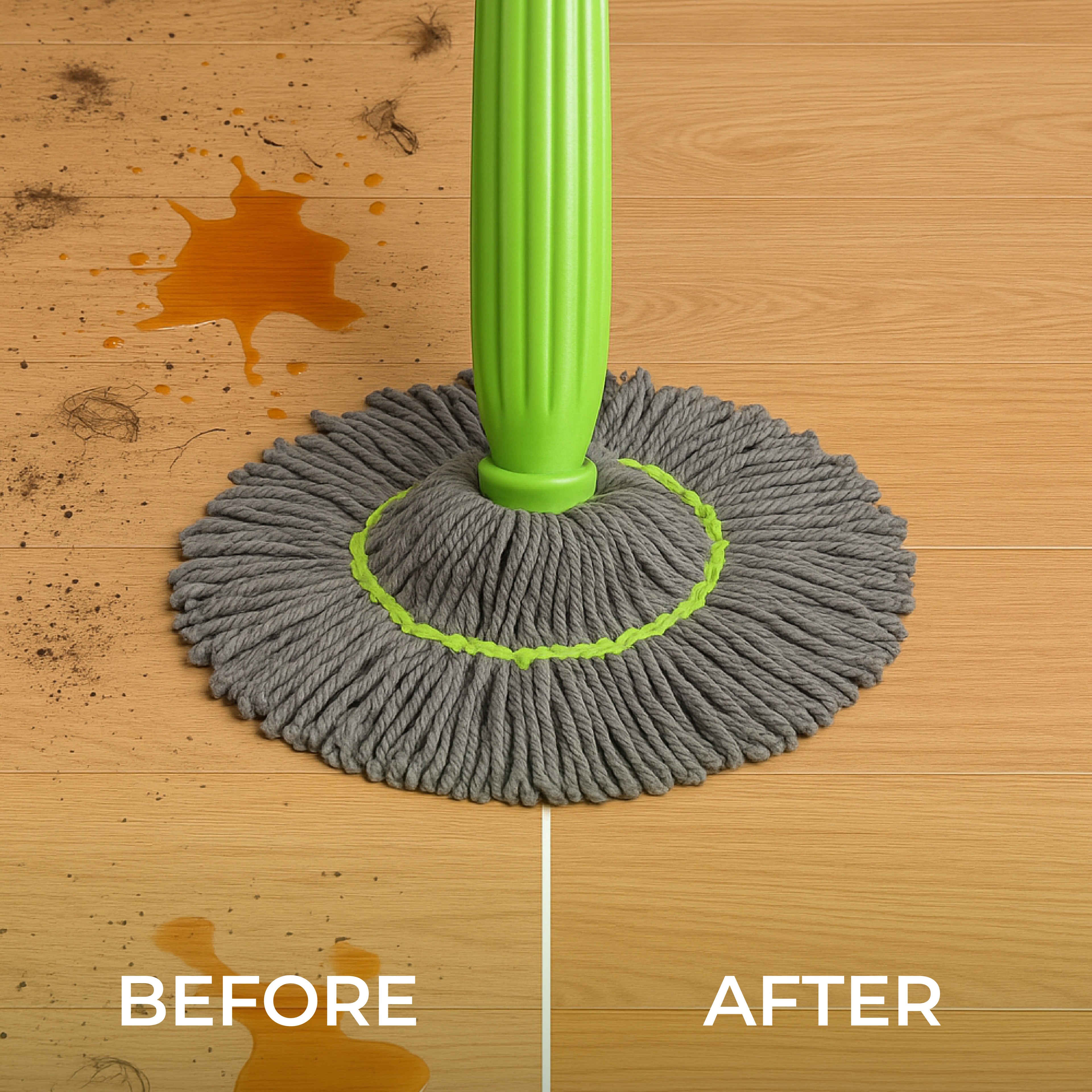 Self-twisting Water Rotating Mop